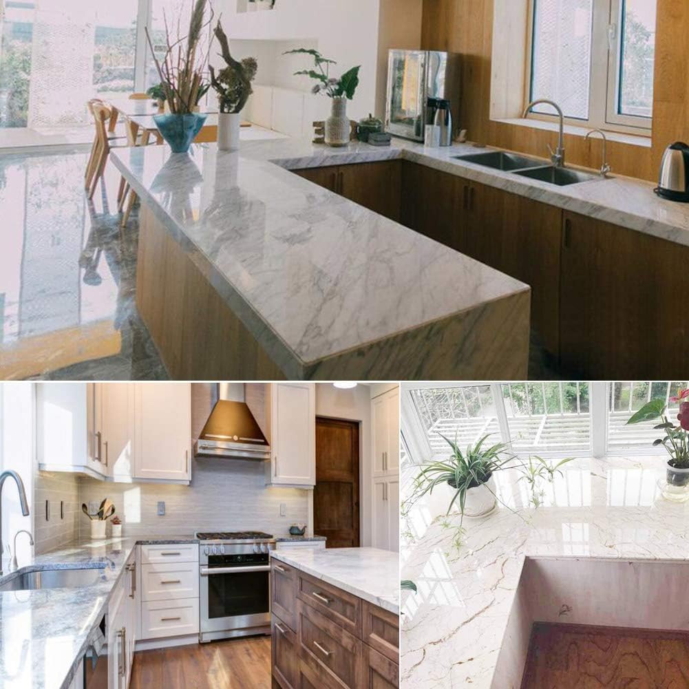 Kitchen Backsplash Wall Protector Transparent Kitchen Oil Proof Sticker | Self-Adhesive Film Removable Paper for Cupboard Household 15.7In×118In